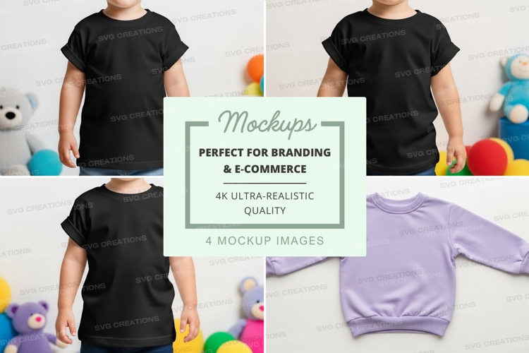 Mockup: children's clothing collection