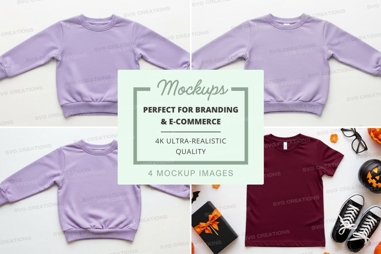 Mockup: kids' clothing collection