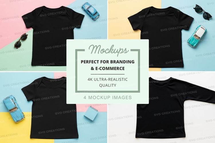 Black Tshirt Mockup Image 9