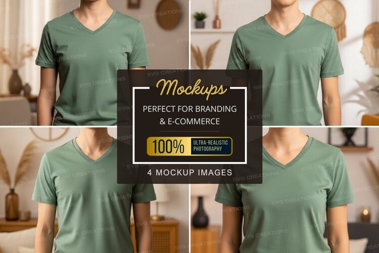 T-shirt mockup example image 1