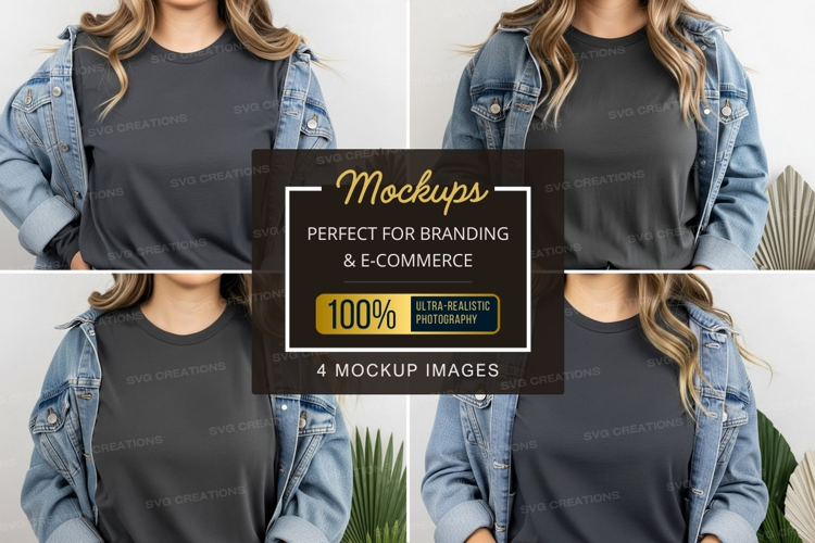 Casual t-shirt mockup