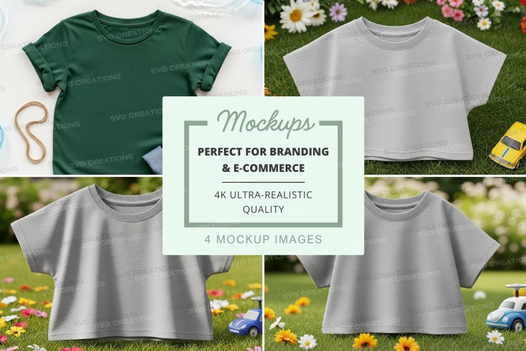 Mockup: children's clothing collection