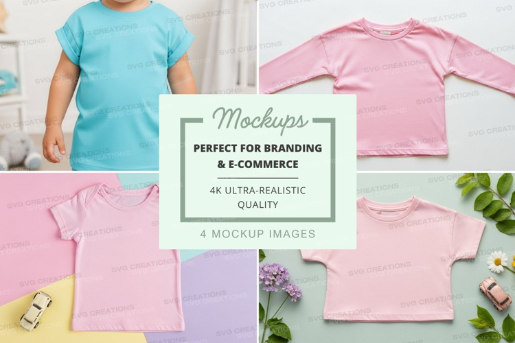 Mockup: children's clothing collection