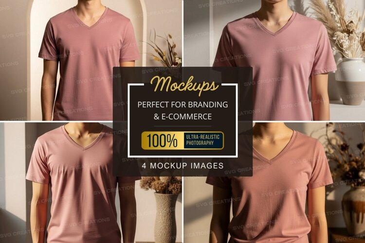 Light blue t-shirt mockup example image 1