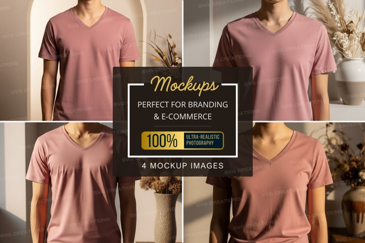 Light blue t-shirt mockup