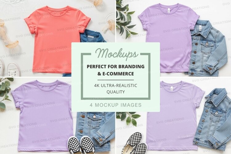 Mockup: kids' clothing collection example image 1
