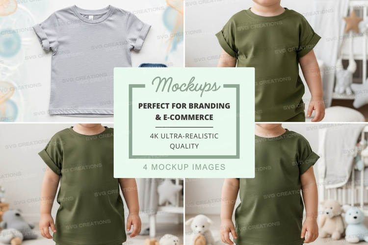 Mockup: children's clothing collection