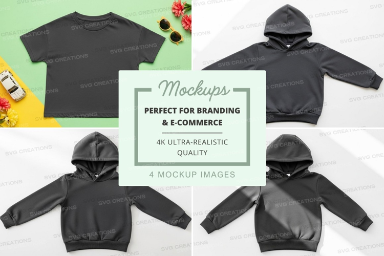 Mockup: kids' clothing collection