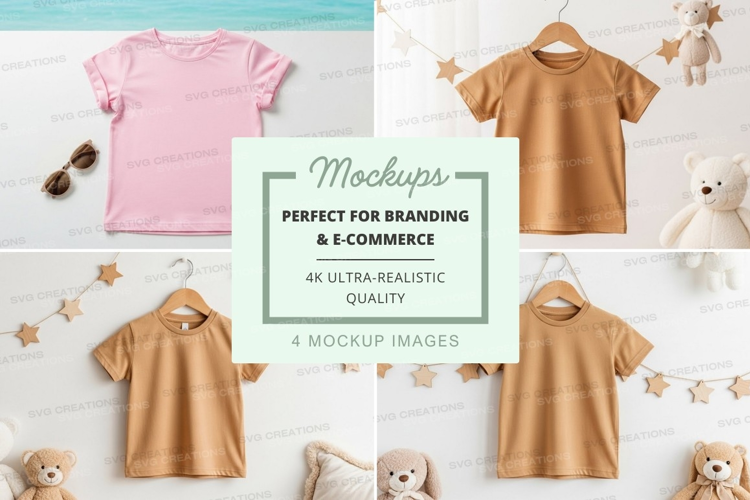Mockup: children's clothing collection