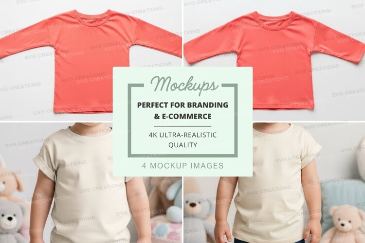 Mockup: children's t-shirt design example image 1