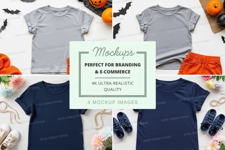 Mockup: kids' halloween outfits example image 1