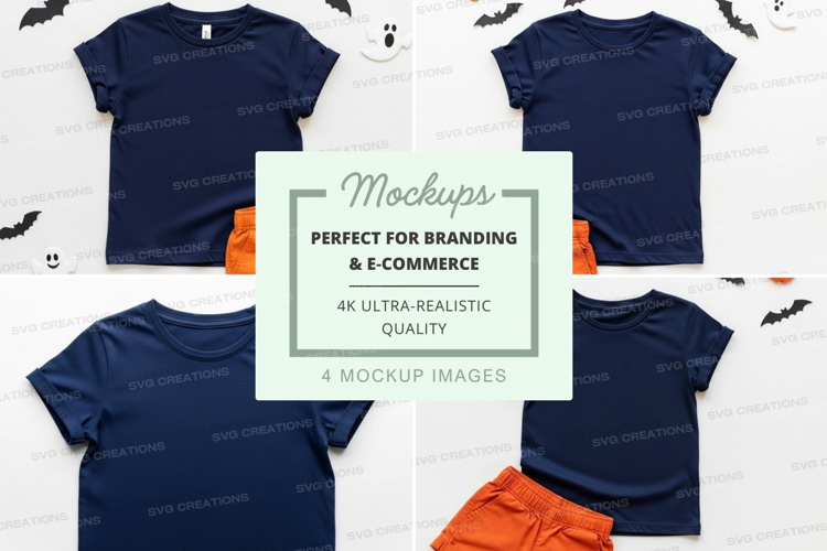 Mockup: kids' halloween outfit