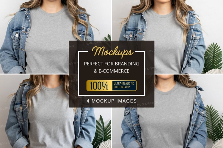 White Tshirt Mockup Image 24