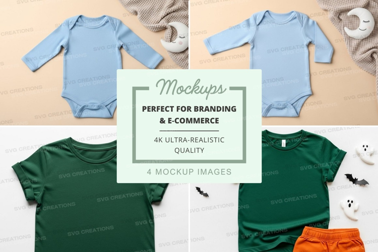 Mockup: baby and toddler clothing collection
