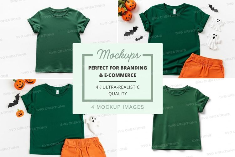 Mockup: kids' halloween outfit
