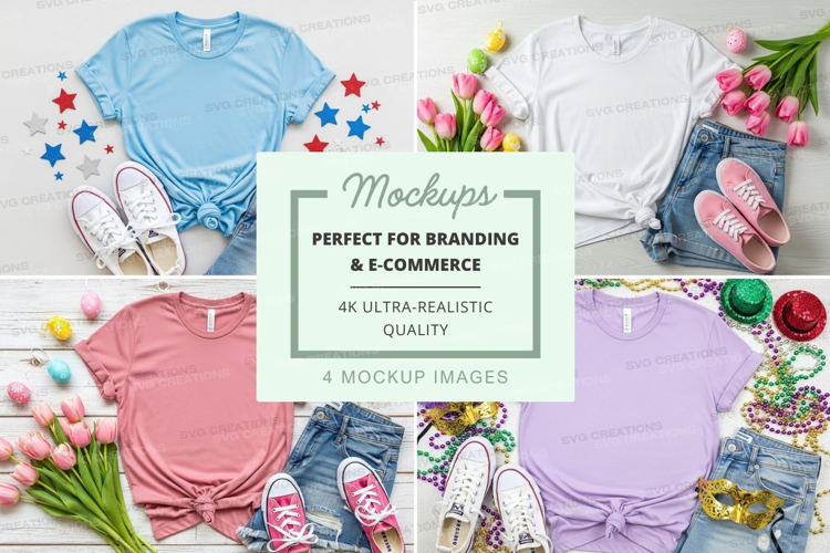 Spring fashion mockup