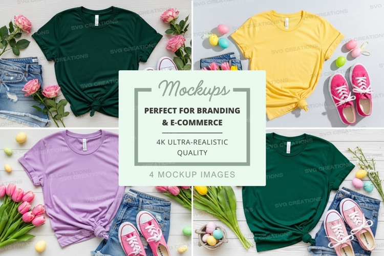 Spring fashion mockup