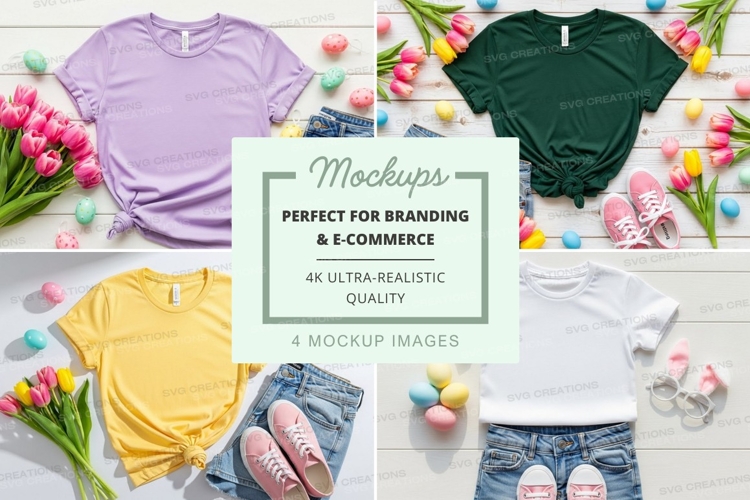 Spring fashion mockup