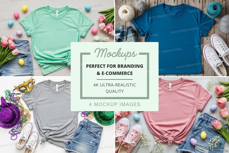 Spring fashion mockup