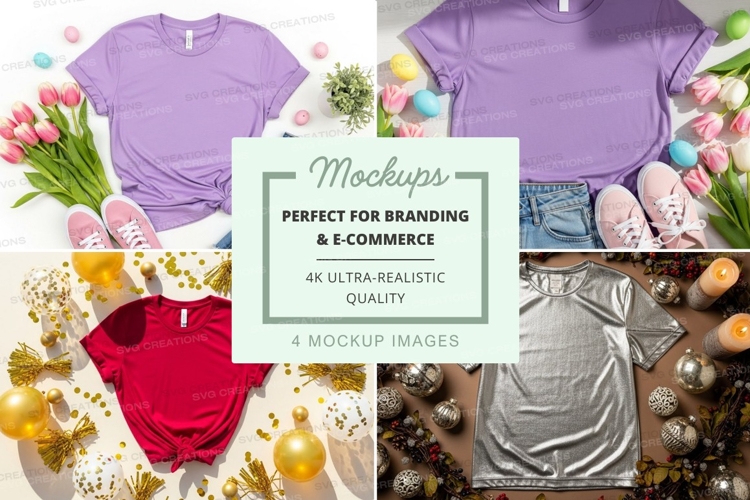 Spring fashion mockup