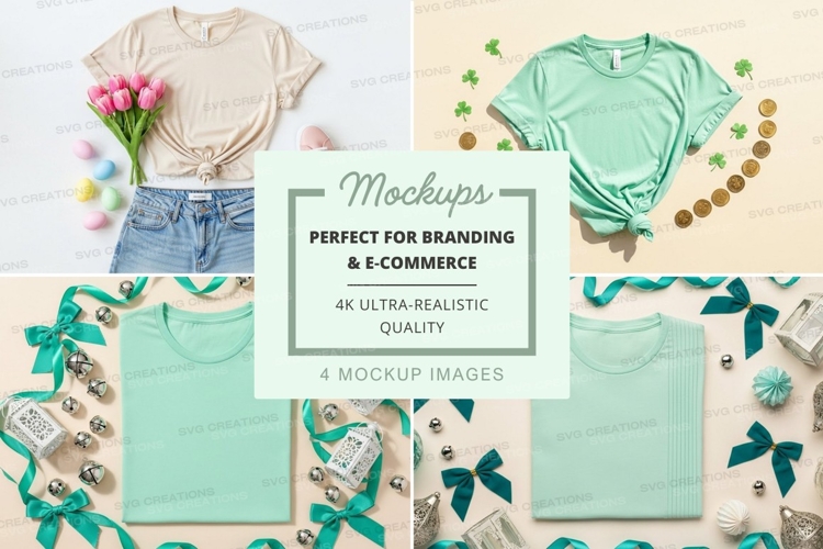 Spring fashion mockup