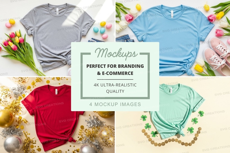 Spring fashion mockup