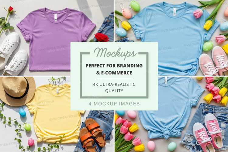 Spring fashion mockup