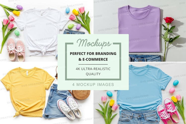 Spring fashion mockup