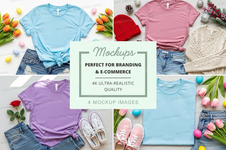 Spring fashion mockup