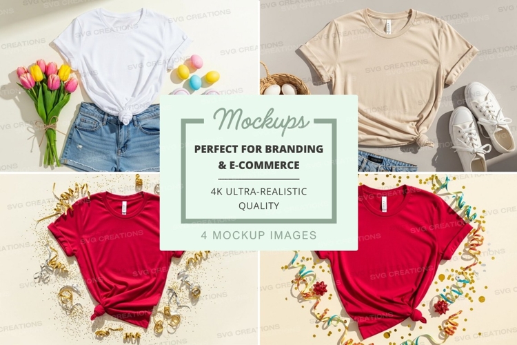 Spring fashion mockup