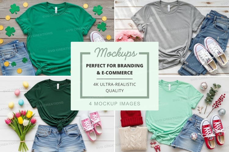 Spring fashion mockup