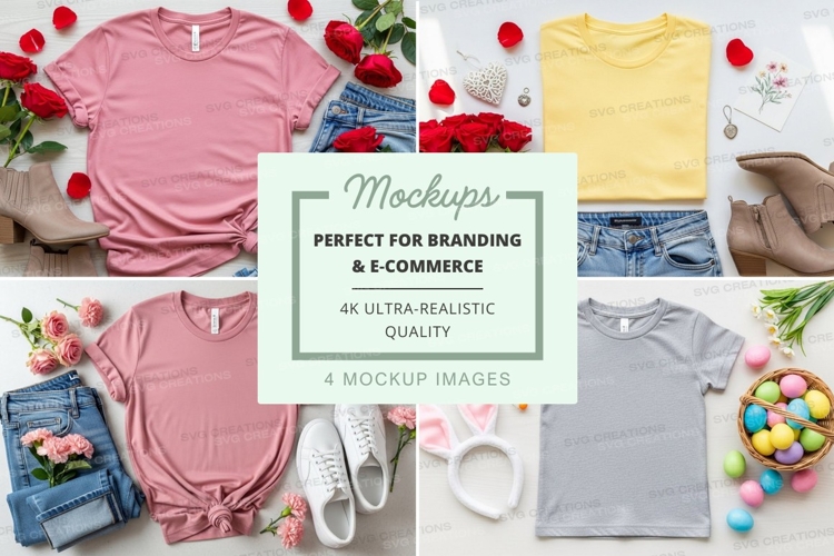 Spring fashion mockup