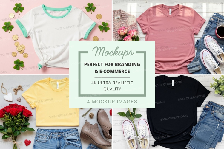 St. patrick's day t-shirt mockup