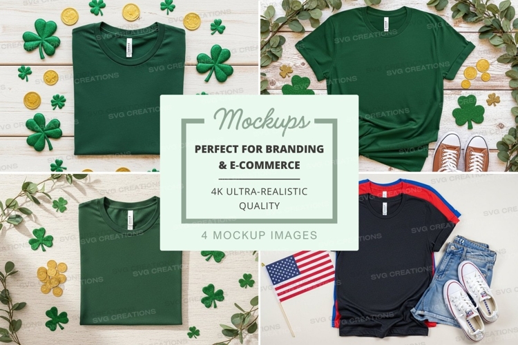 St. patricks day t-shirt mockup