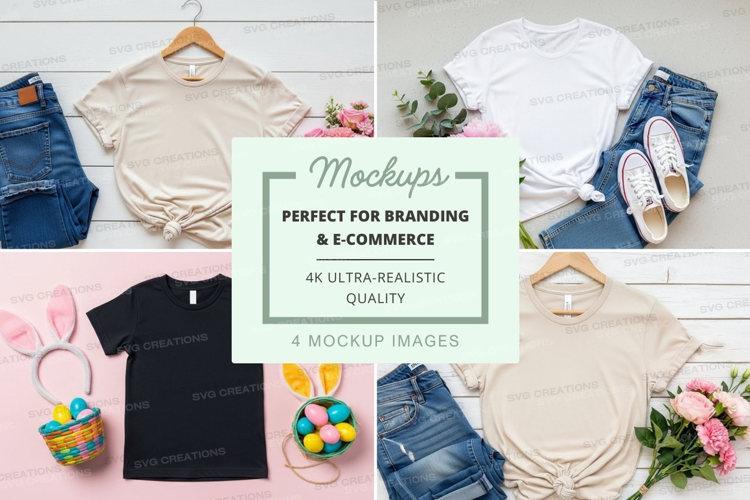 Spring fashion mockup
