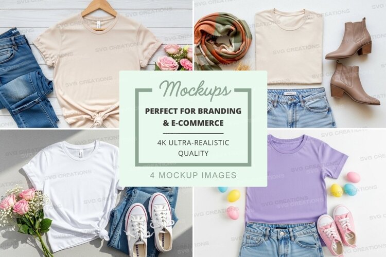 Casual spring outfits mockup example image 1