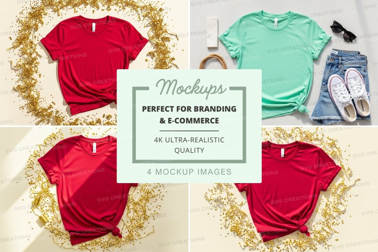 Casual summer fashion mockup