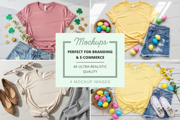 Spring fashion mockup