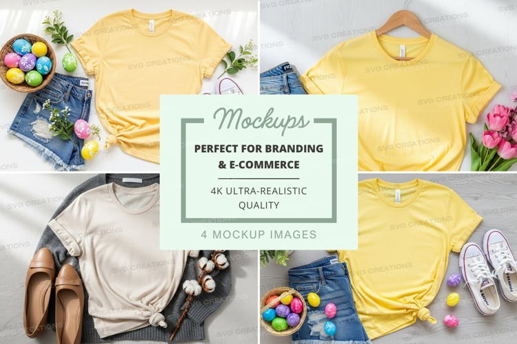 Spring fashion mockup