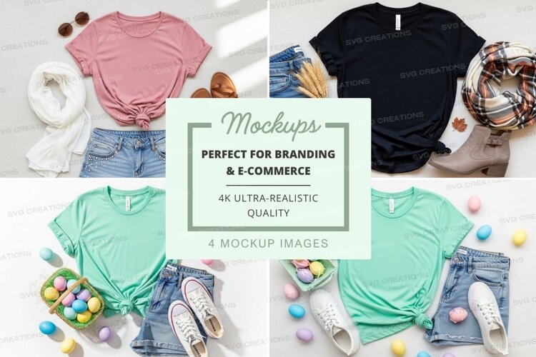 Casual summer outfits mockup example image 1