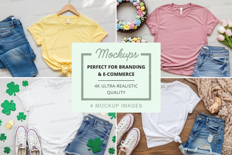 Spring fashion mockup