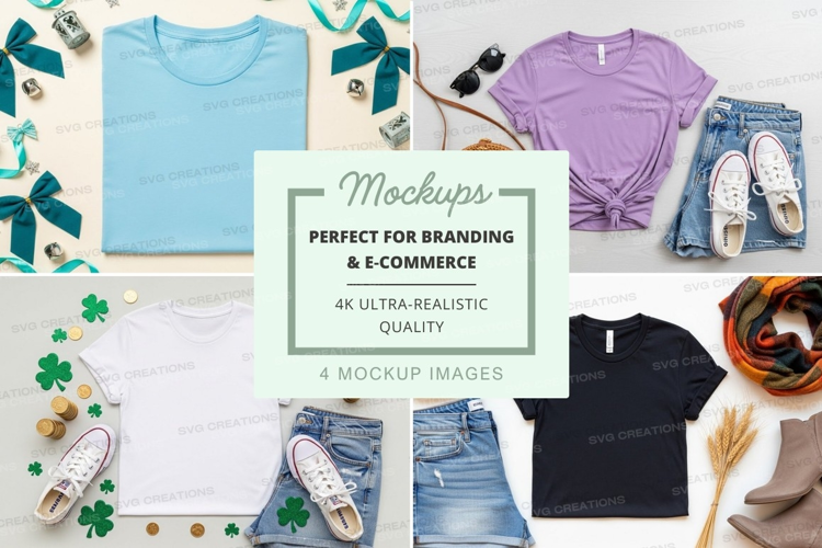 Mockup: fashion flat lay