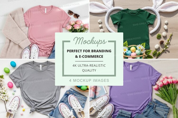Easter-themed t-shirt mockup example image 1