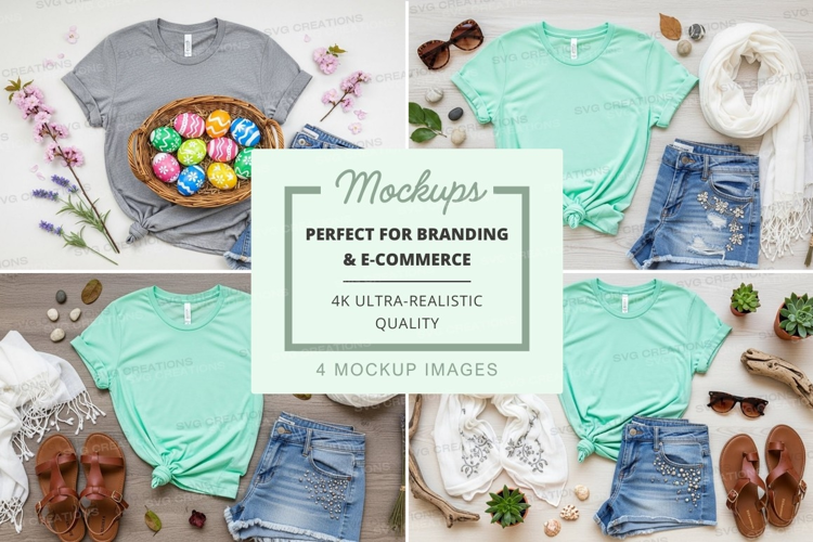 Summer fashion mockup