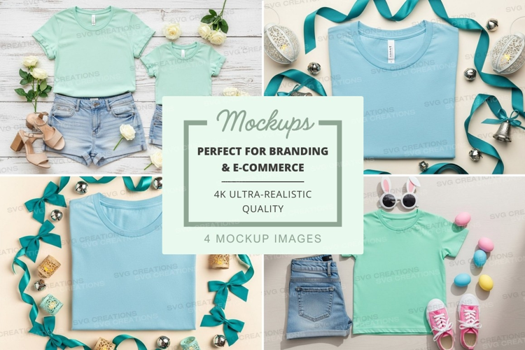 Children's clothing mockup