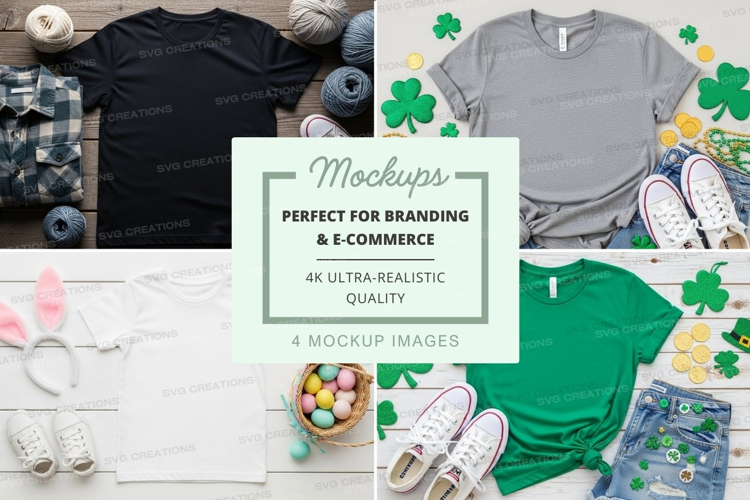 St. patrick's day t-shirt mockup