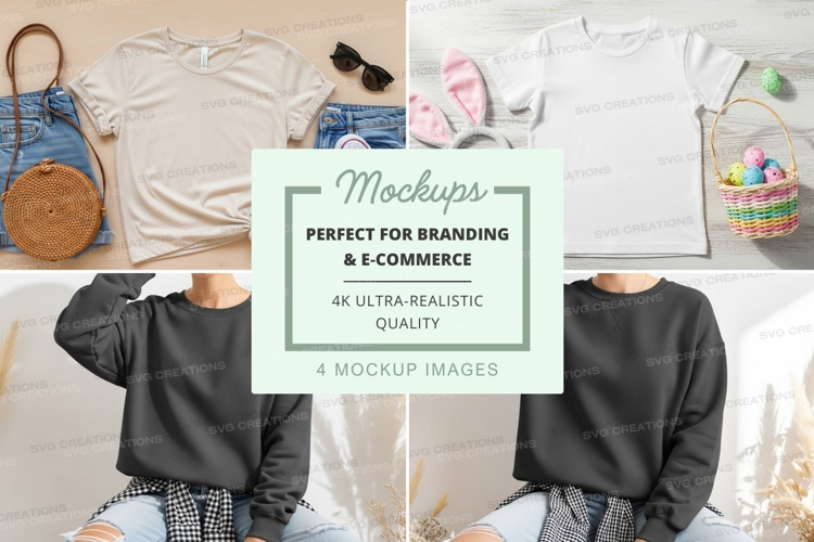 Casual outfit mockup