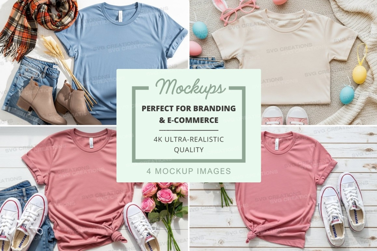 Casual summer fashion mockup