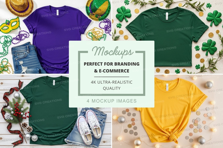 St. patrick's day t-shirt mockup