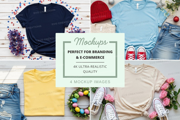 Spring fashion mockup